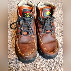 Herman Survivors brown leather hiking boots size 7